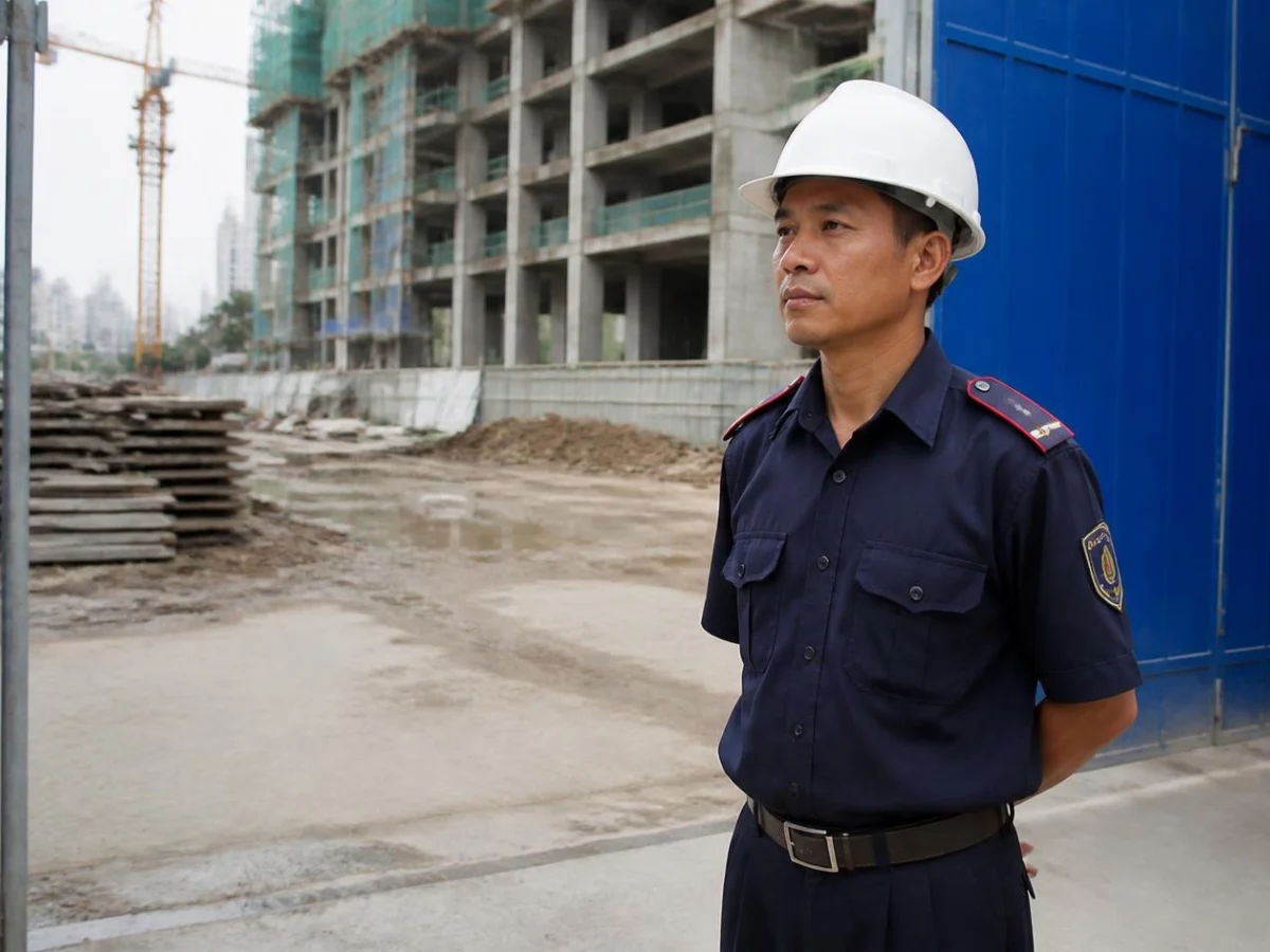 Bảo vệ công trường