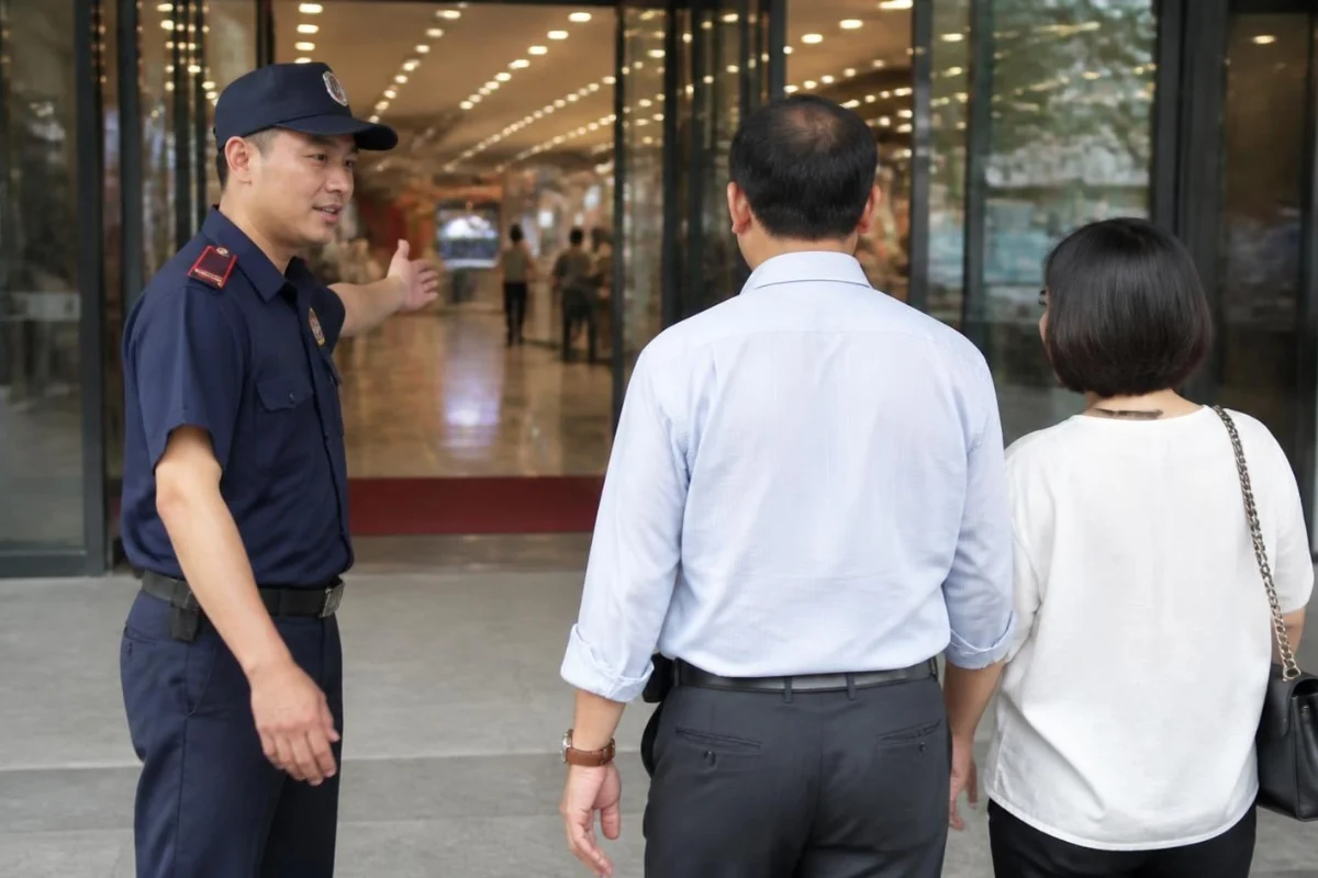 Bảo vệ cửa hàng, siêu thị